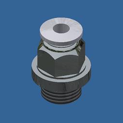[RM-PNE-0007] Adaptor 4mm Tube x 1/8" BSP